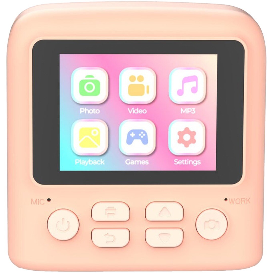 mob kindercamera met thermische printer - roze | PIXIP-PK | 2