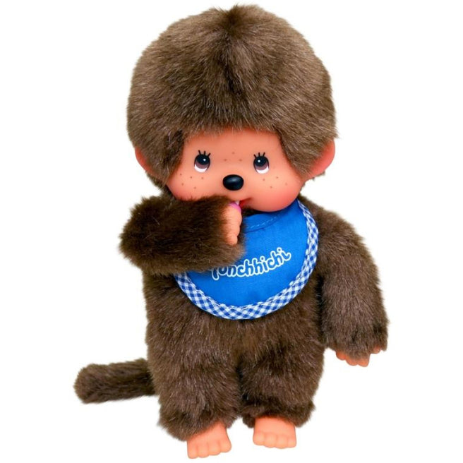 monchhichi pop jongen met slab - blauw - 20 cm | MI255040 | 0