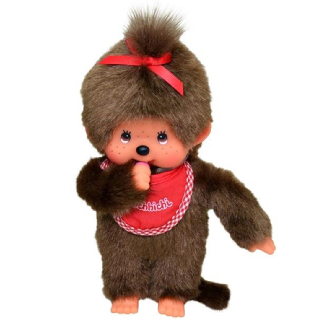 monchhichi pop jongen met slab - rood - 20 cm | MI255010 | 02