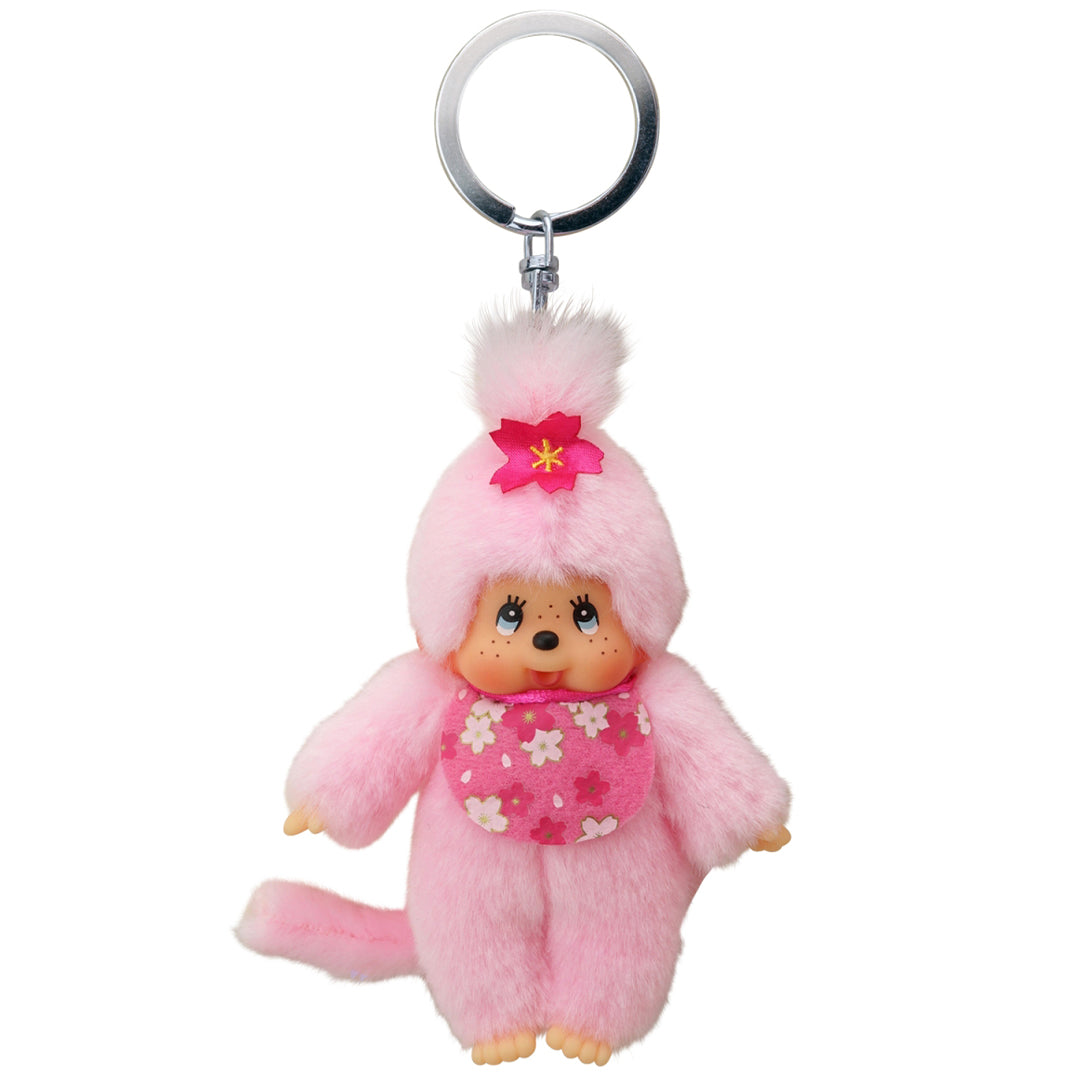 monchhichi sleutelhanger cherry blossom - 10 cm | 1