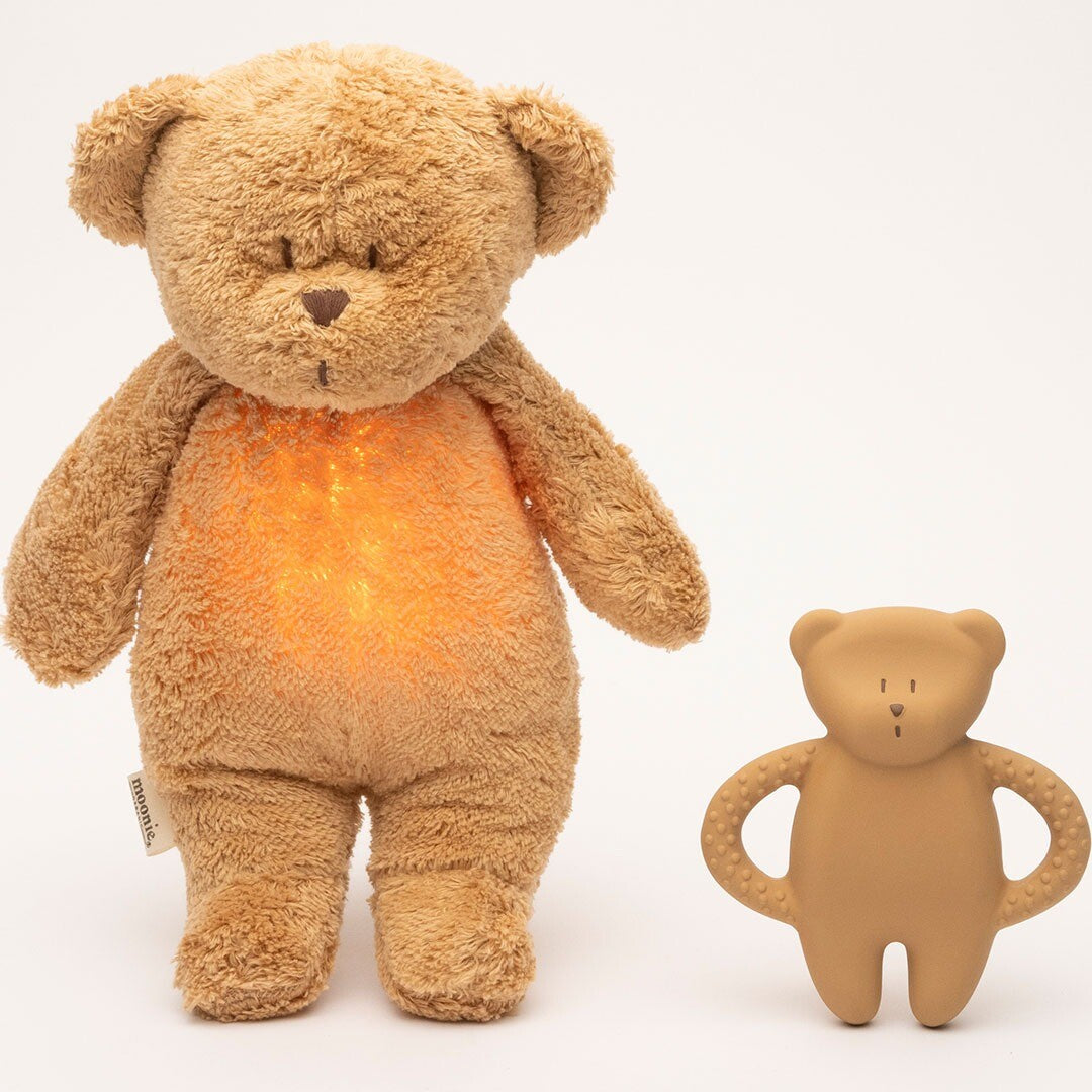 moonie bijtring bear - cappuccino natur | T-BCA | 2