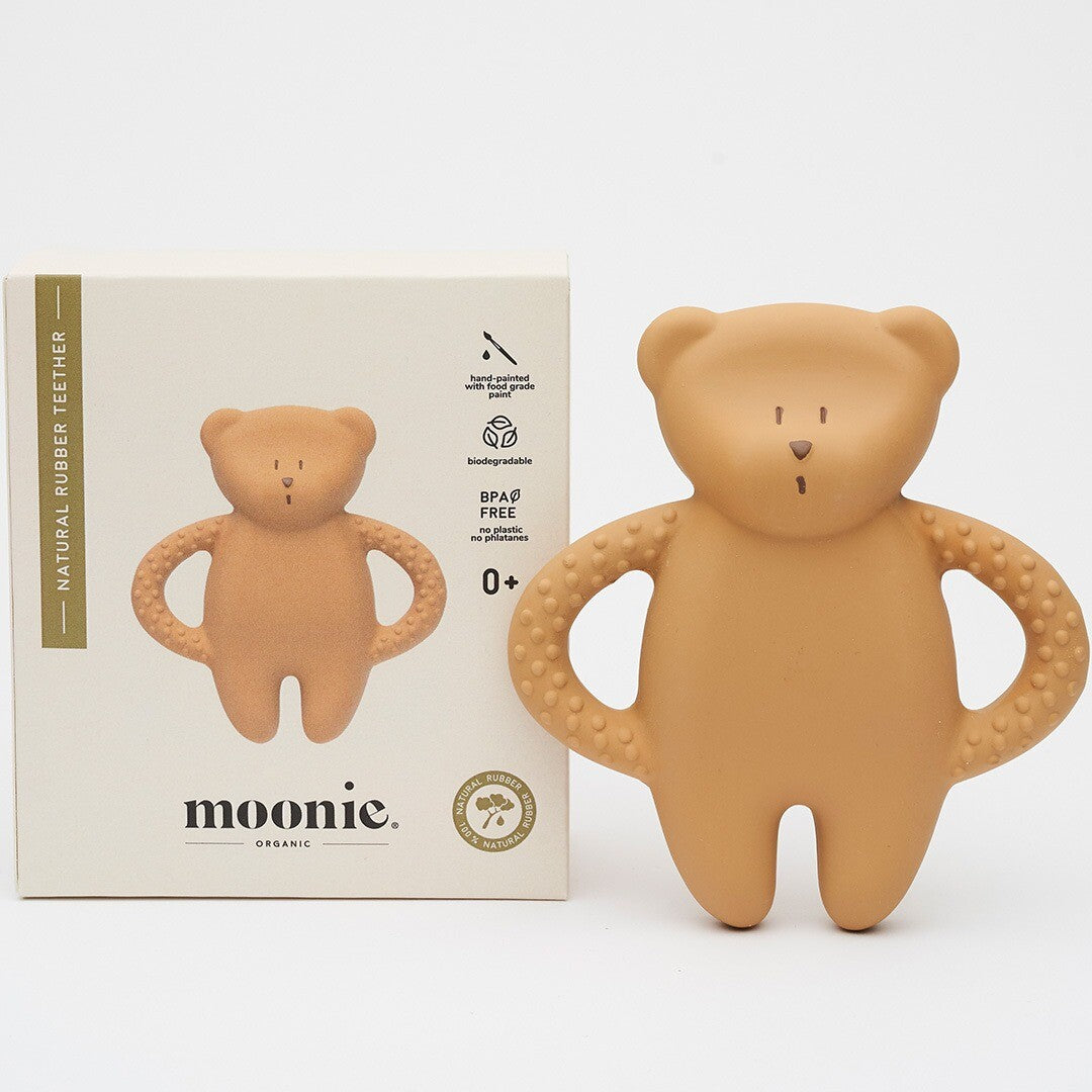 moonie bijtring bear - cappuccino natur | T-BCA | 3