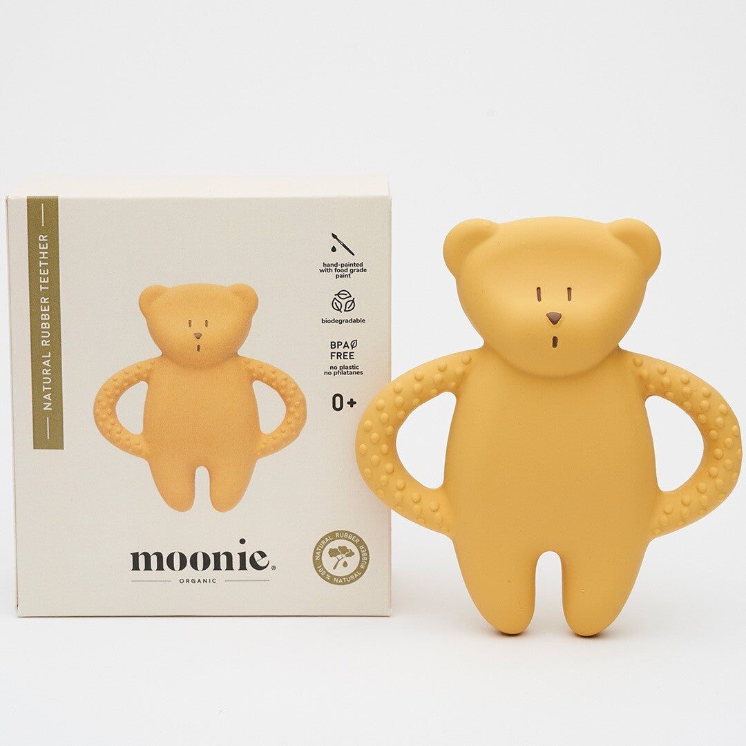 moonie bijtring bear - honey natur | T-BHO | 3