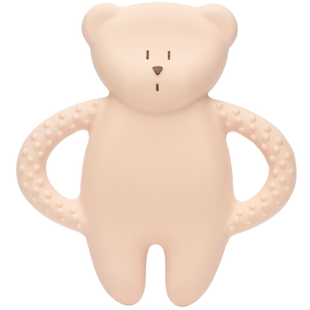 moonie bijtring bear - rose natur | T-BRO | 0