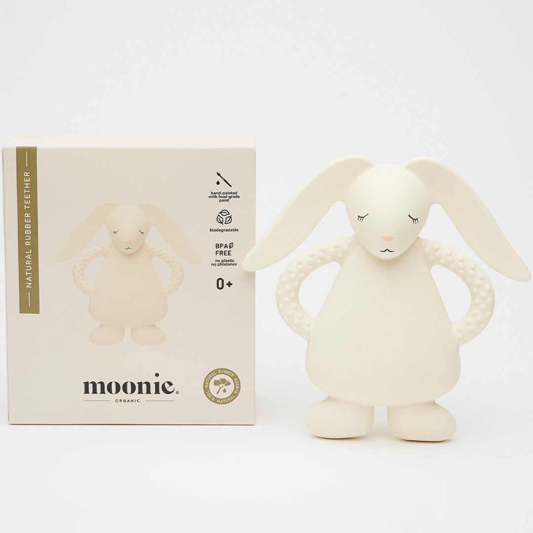 moonie bijtring bunny - cream | T-BCR | 3