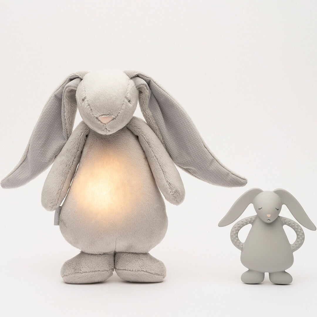 moonie bijtring bunny - silver | T-BSI | 2