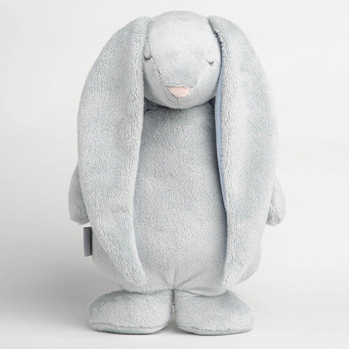 moonie knuffelkonijn met nachtlamp en geluid - sky - 28 cm | MOO1001 | 6