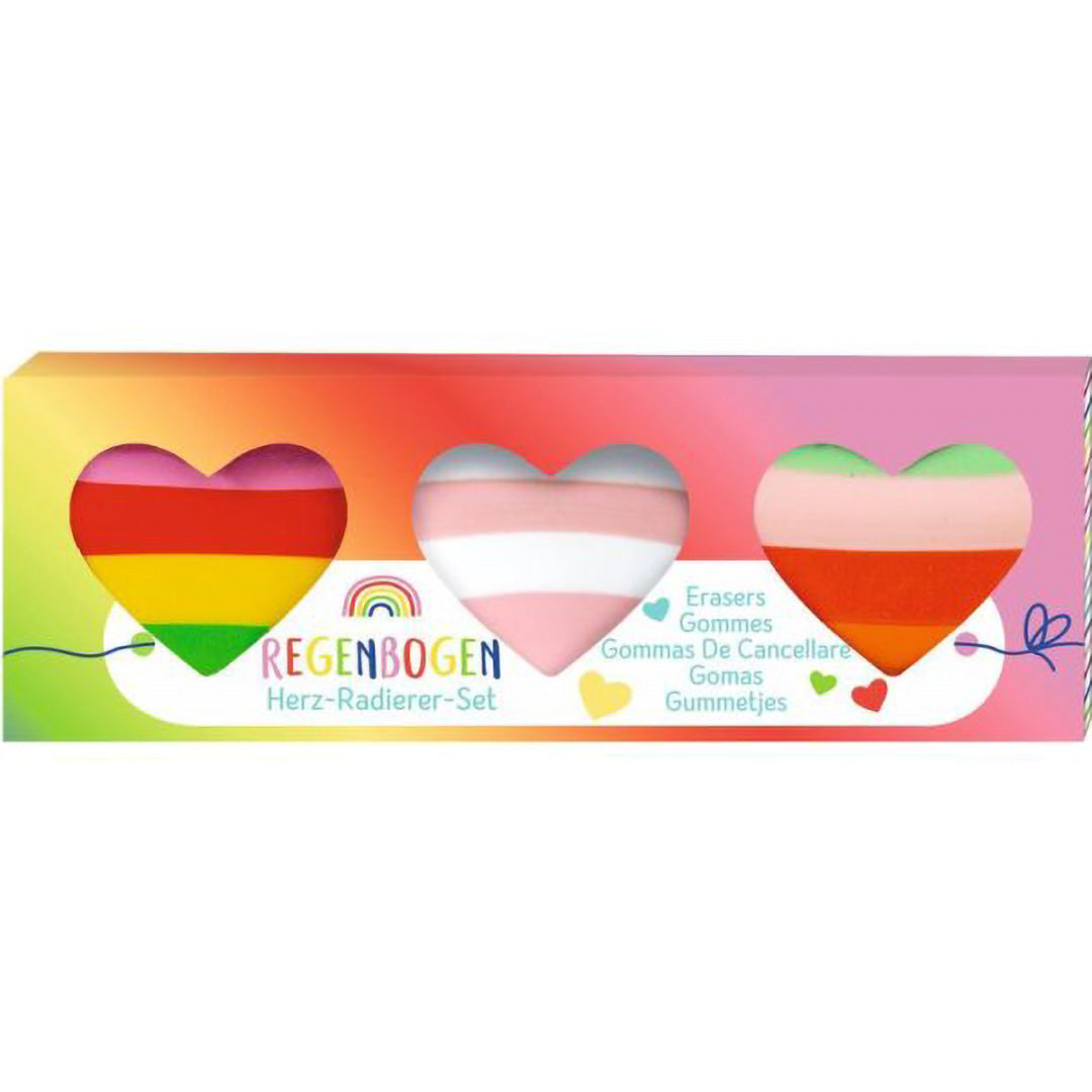 moses. gum - regenboog hart - 3st | MOS-26888 | 1