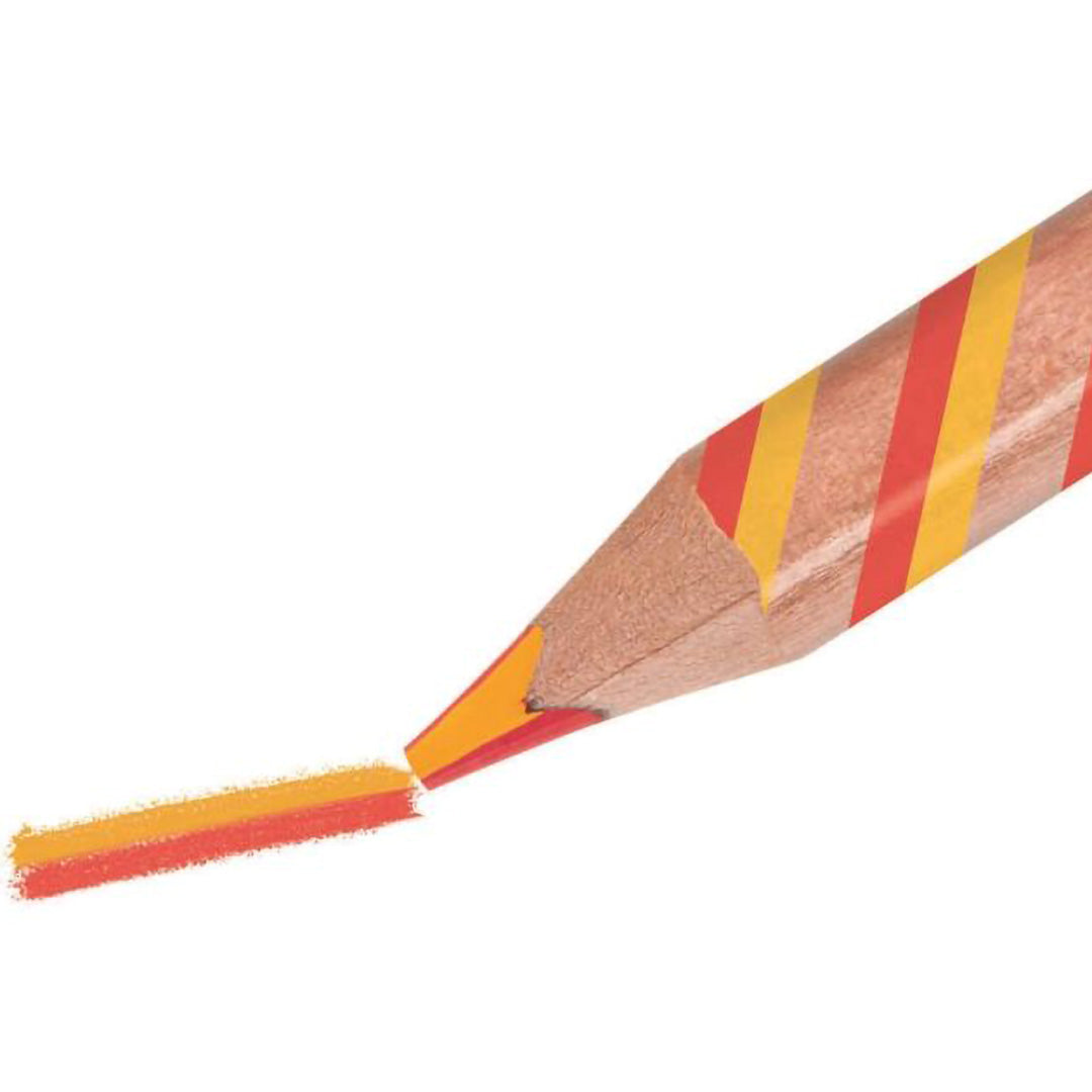 moses. potloden magische jumbo - 2 kleuren - 12st | MOS-26263 | 2