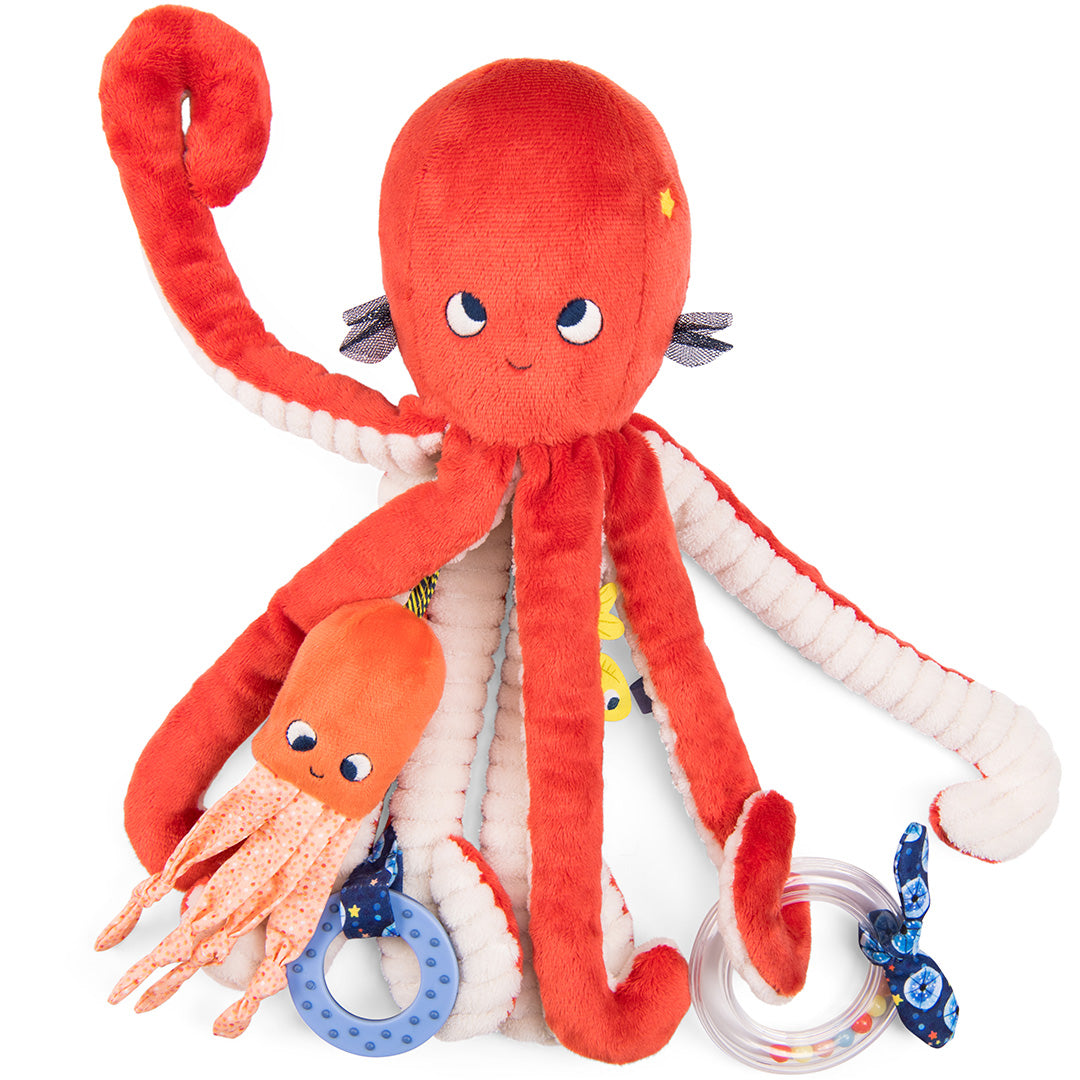 moulin roty activiteitenknuffel inktvis - 35 cm | 676078 | 1