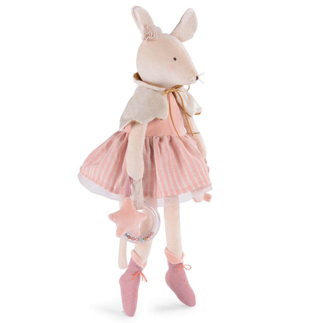 moulin roty activiteitenknuffel muis la petite école de danse - 57 cm | 667078  | 1