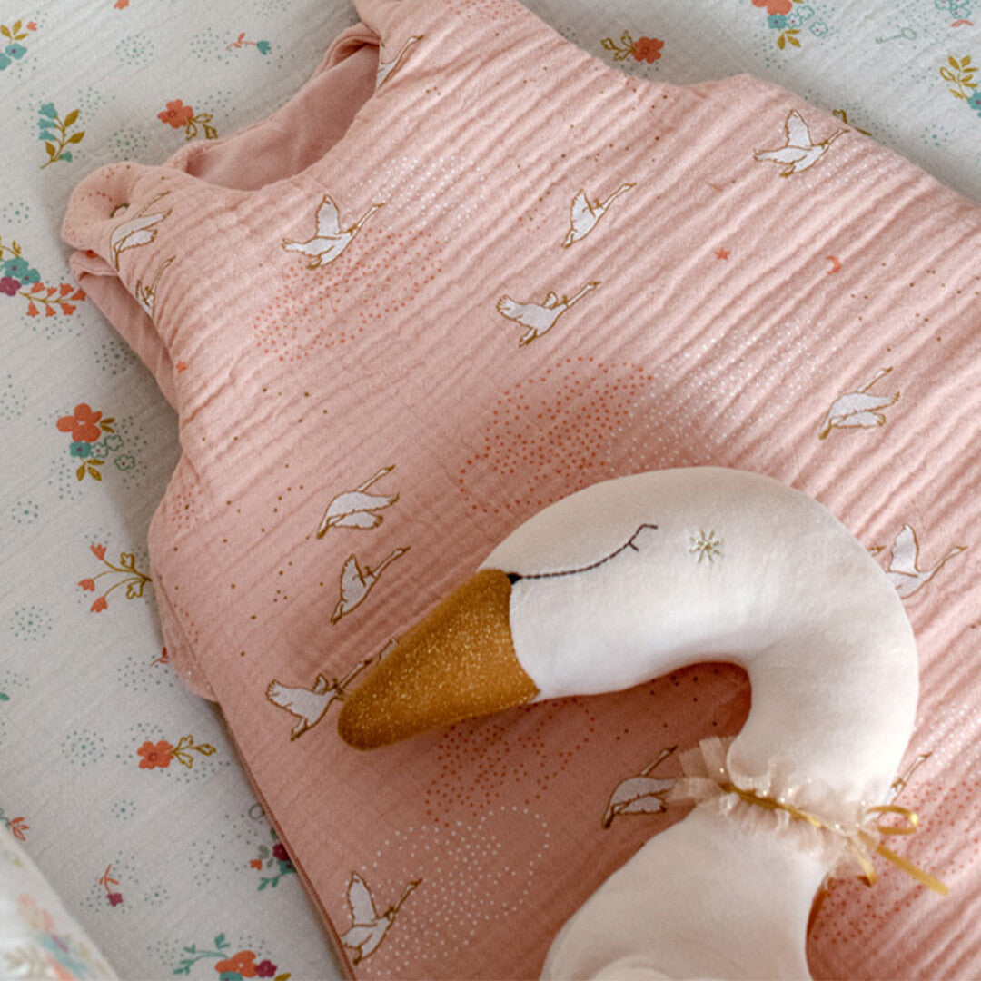 moulin roty activiteitenknuffel zwaan la petite école de danse - 38 cm | 667079 | 2