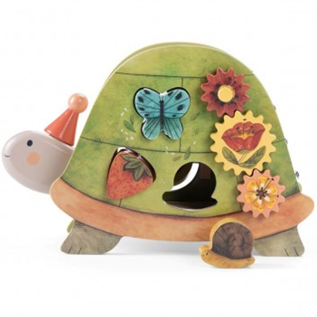 moulin roty activiteitenkubus schildpad trois petits lapins | 678114 | 1