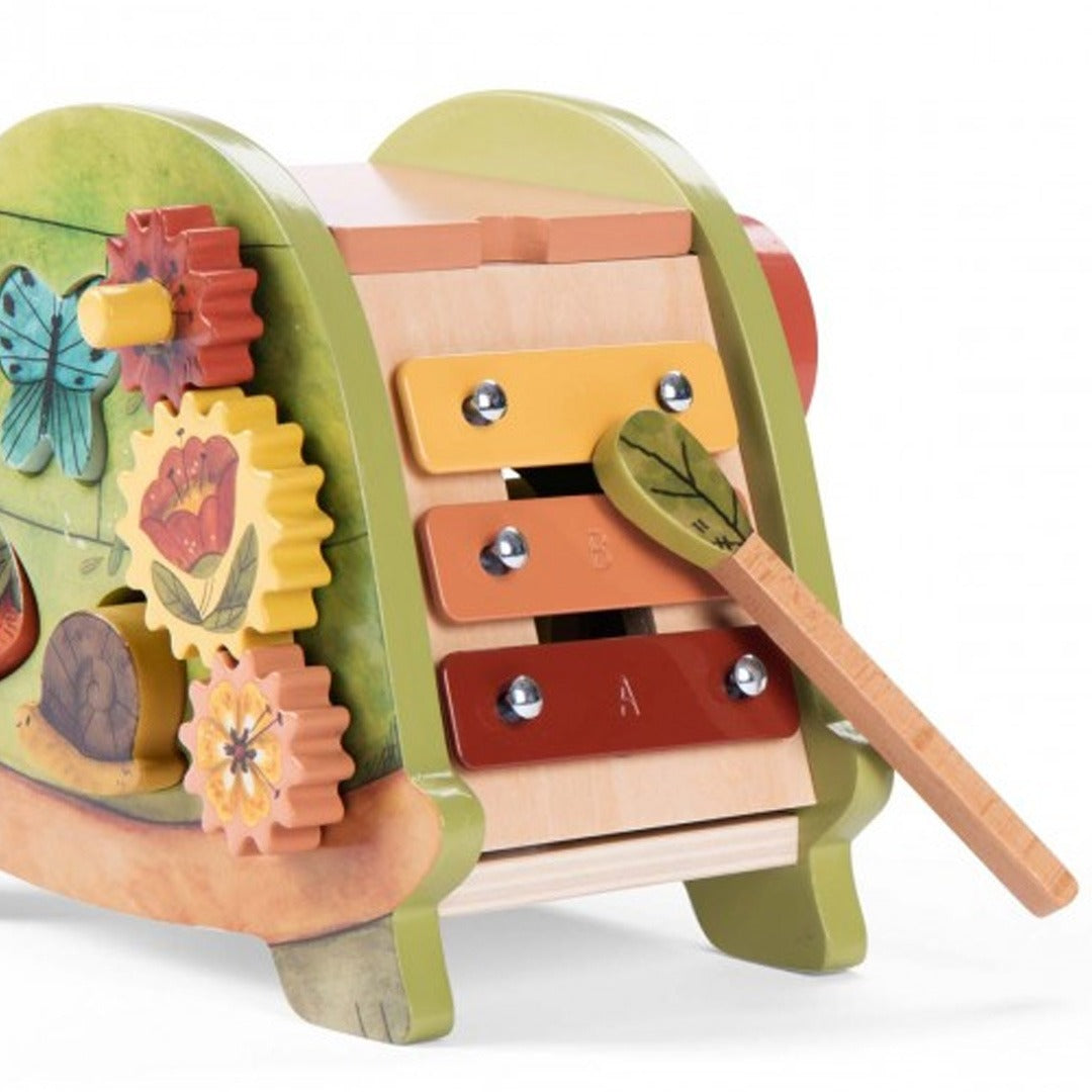 moulin roty activiteitenkubus schildpad trois petits lapins | 678114 | 5