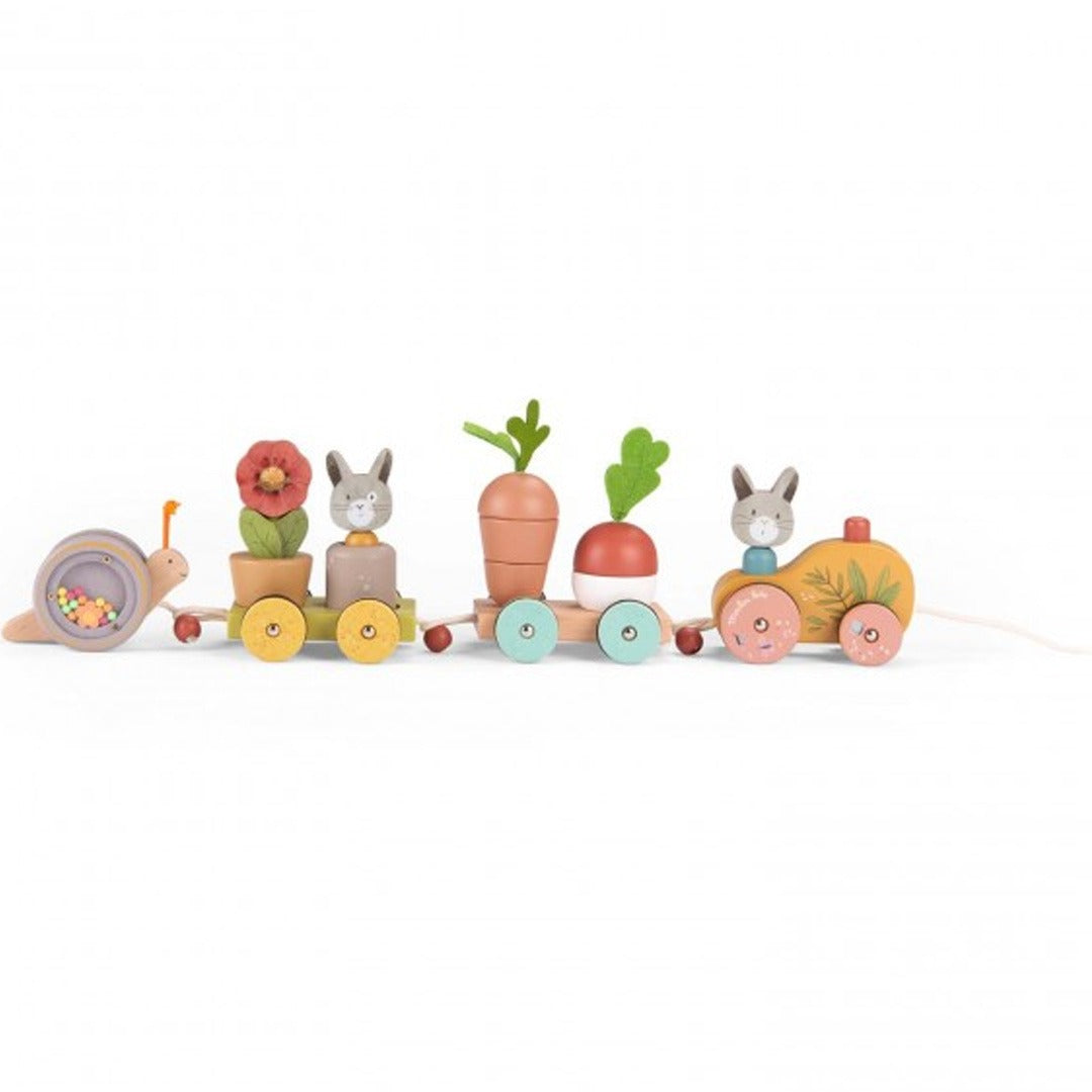 moulin roty blokkentrein trois petits lapins | 678112 | 0