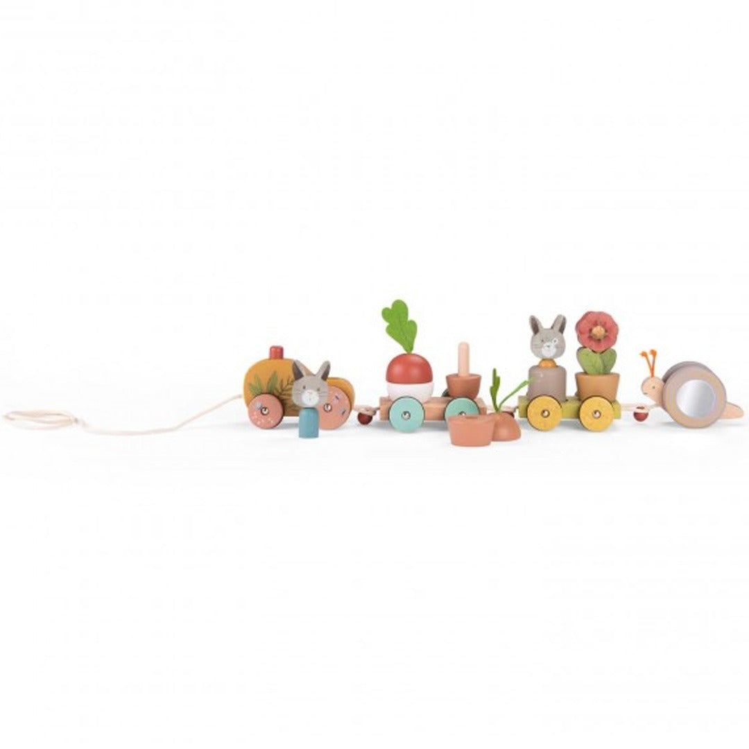 moulin roty blokkentrein trois petits lapins | 678112 | 1