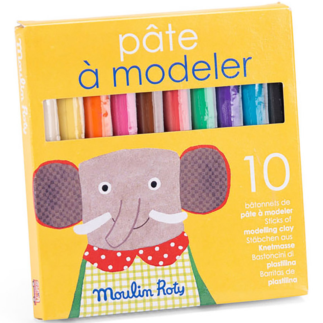 moulin roty boetseerklei les popipop - 10st | 661377 | 0