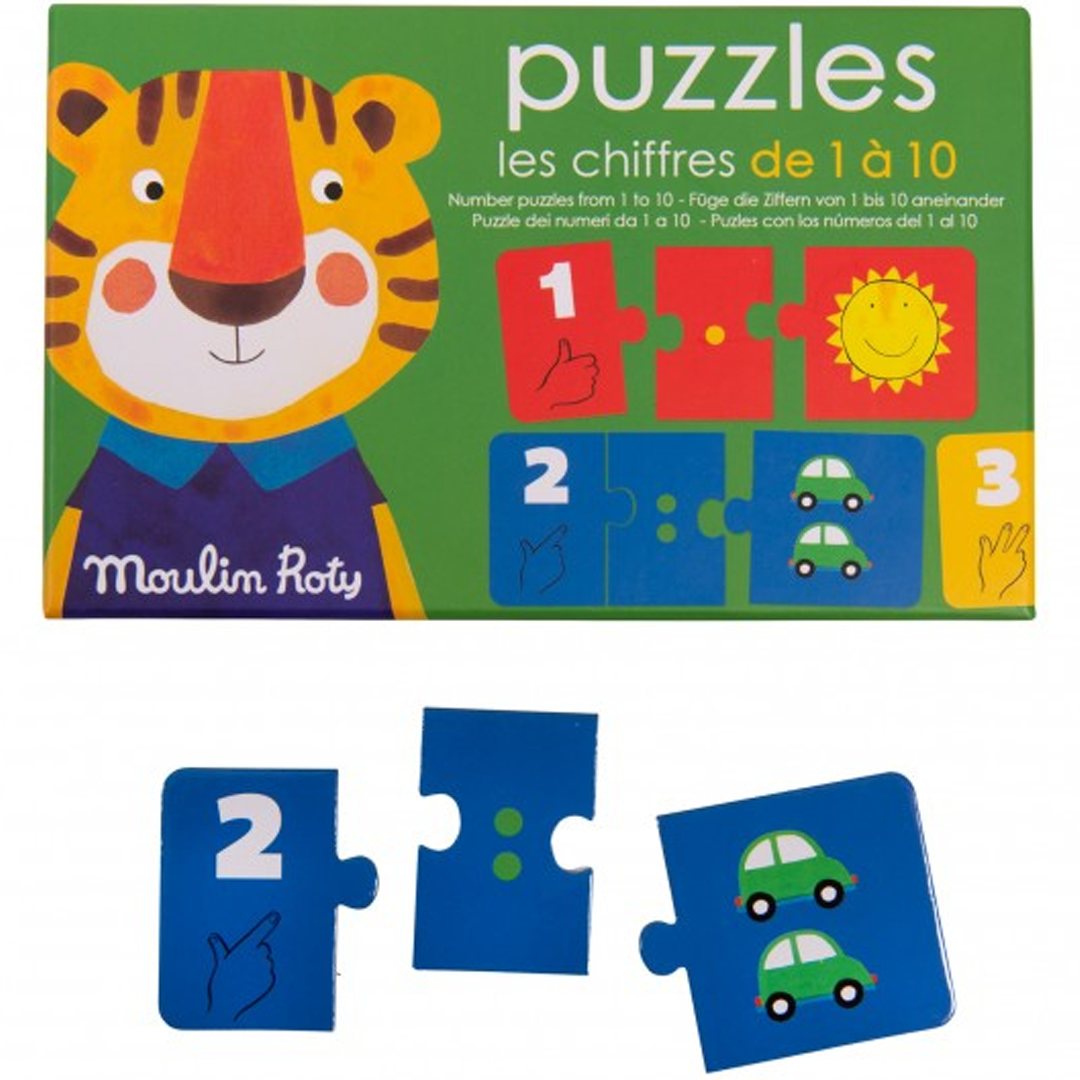 moulin roty cijferpuzzel les popipop | 661373 | 0