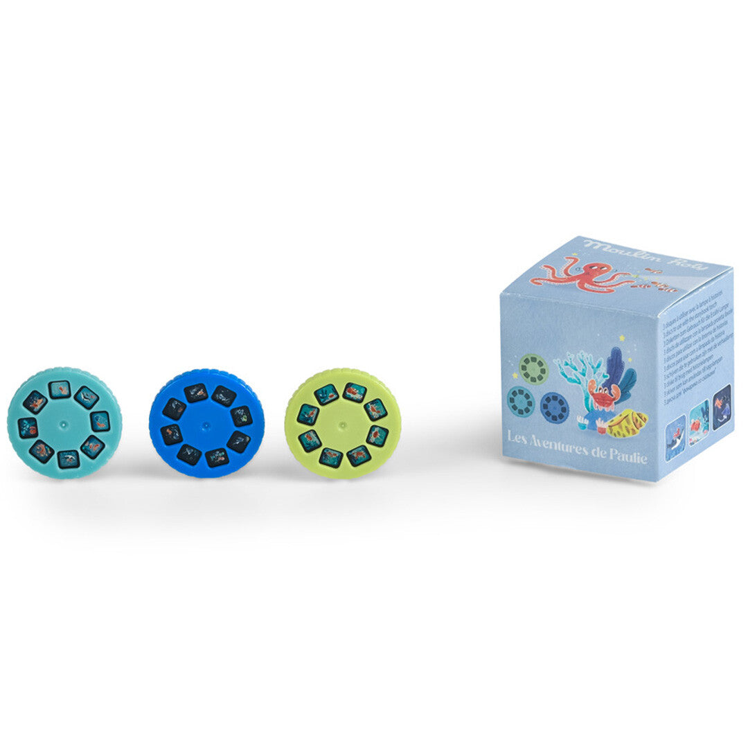moulin roty discs voor projector bedtijdverhalen les aventures de paulie | 676363 | 0