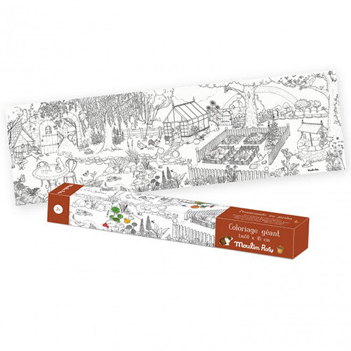 moulin roty inkleurposter de tuinier | 712607 | 0