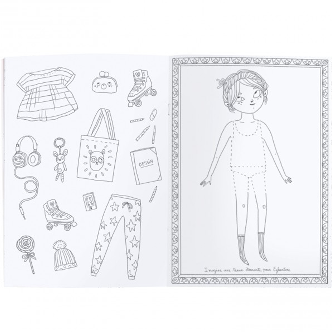 moulin roty kleurboek les parisiennes  | 642575 | 2
