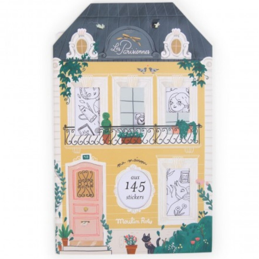 moulin roty kleurboek met stickers les parisiennes  | 642576 | 0