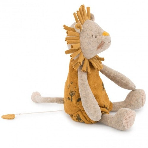 moulin roty knuffelleeuw met muziek - 28 cm | 669041 | 2