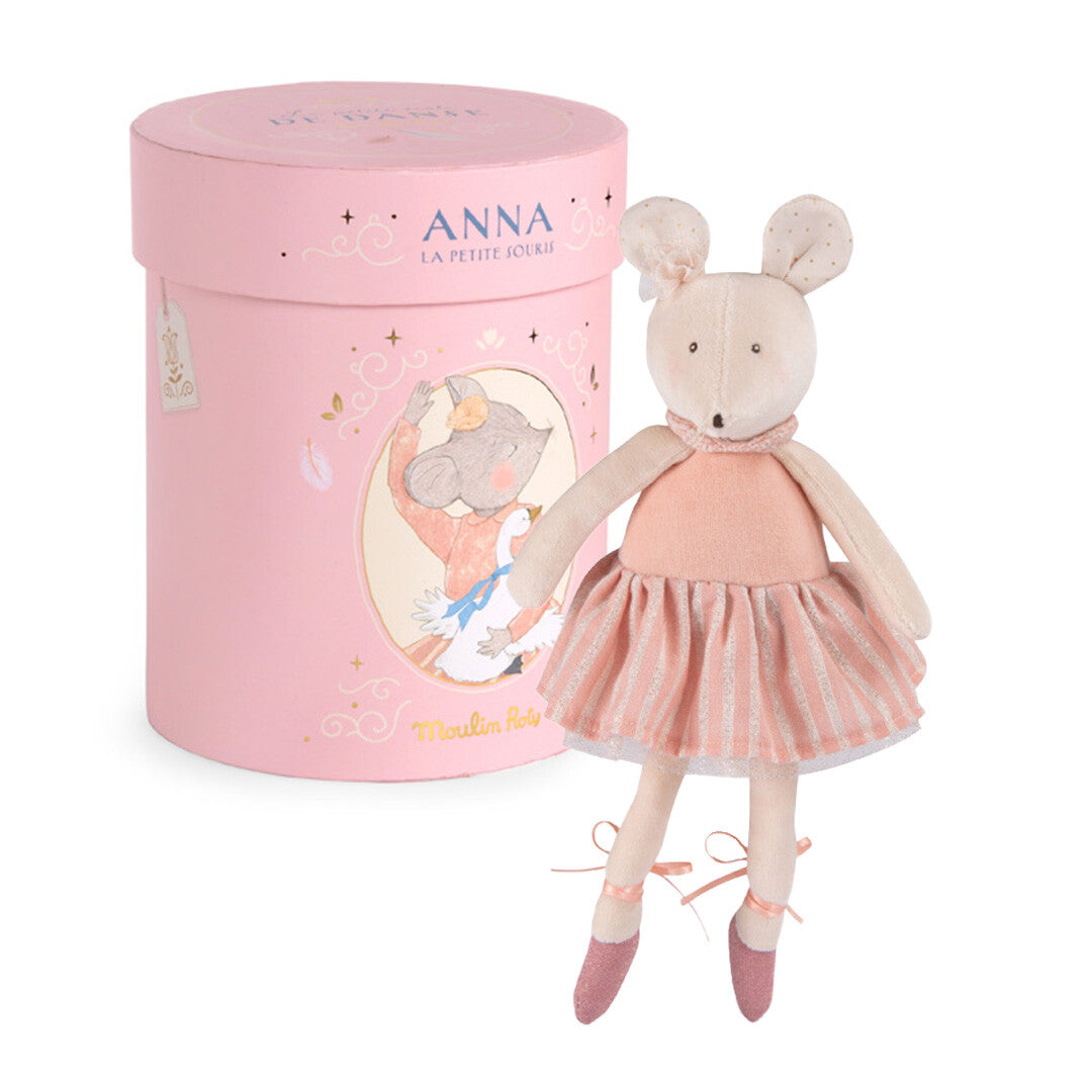 moulin roty knuffelmuis anna la petite école de danse - 35 cm | 667032 | 5