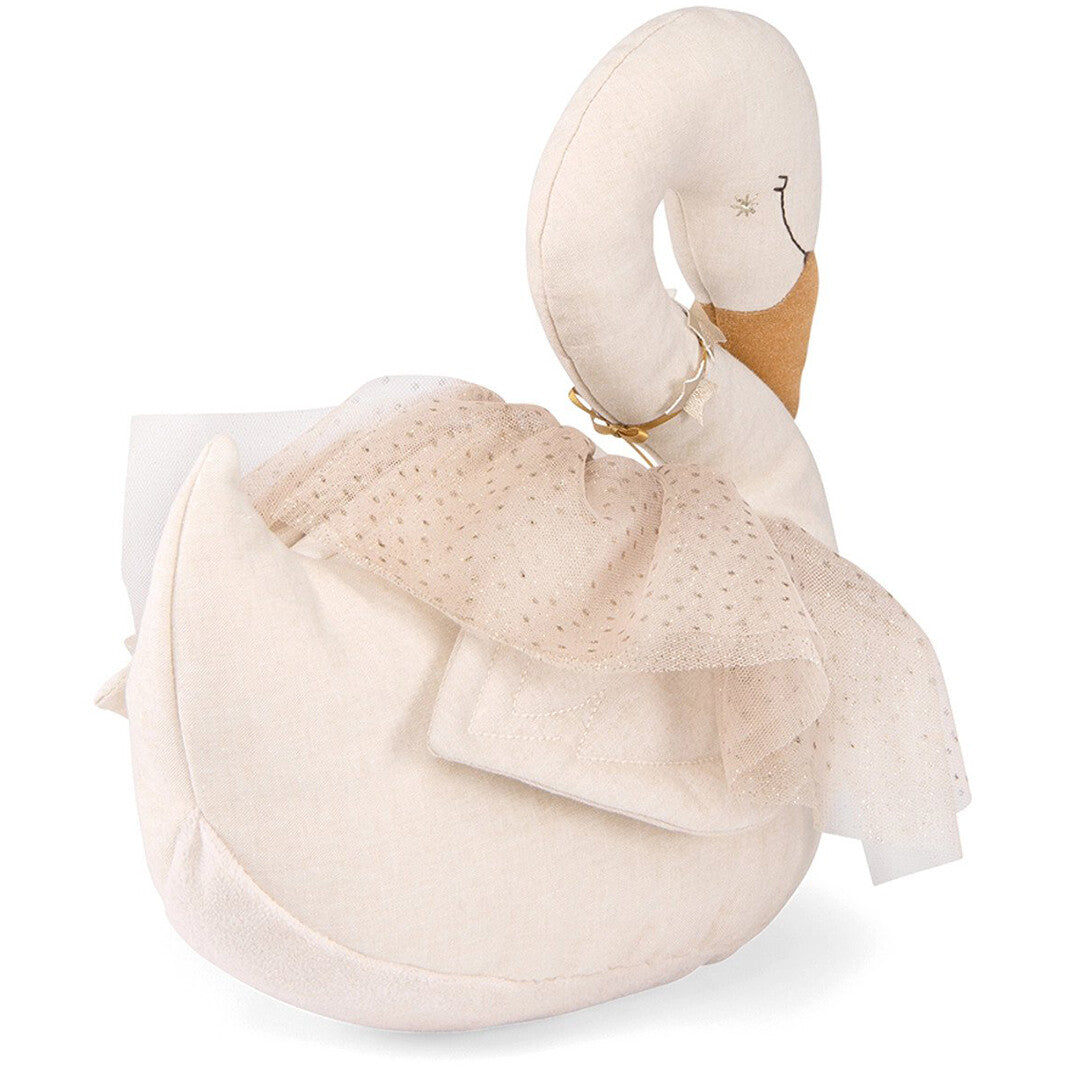 moulin roty knuffelzwaan odette - 27 cm | 667027 | 1