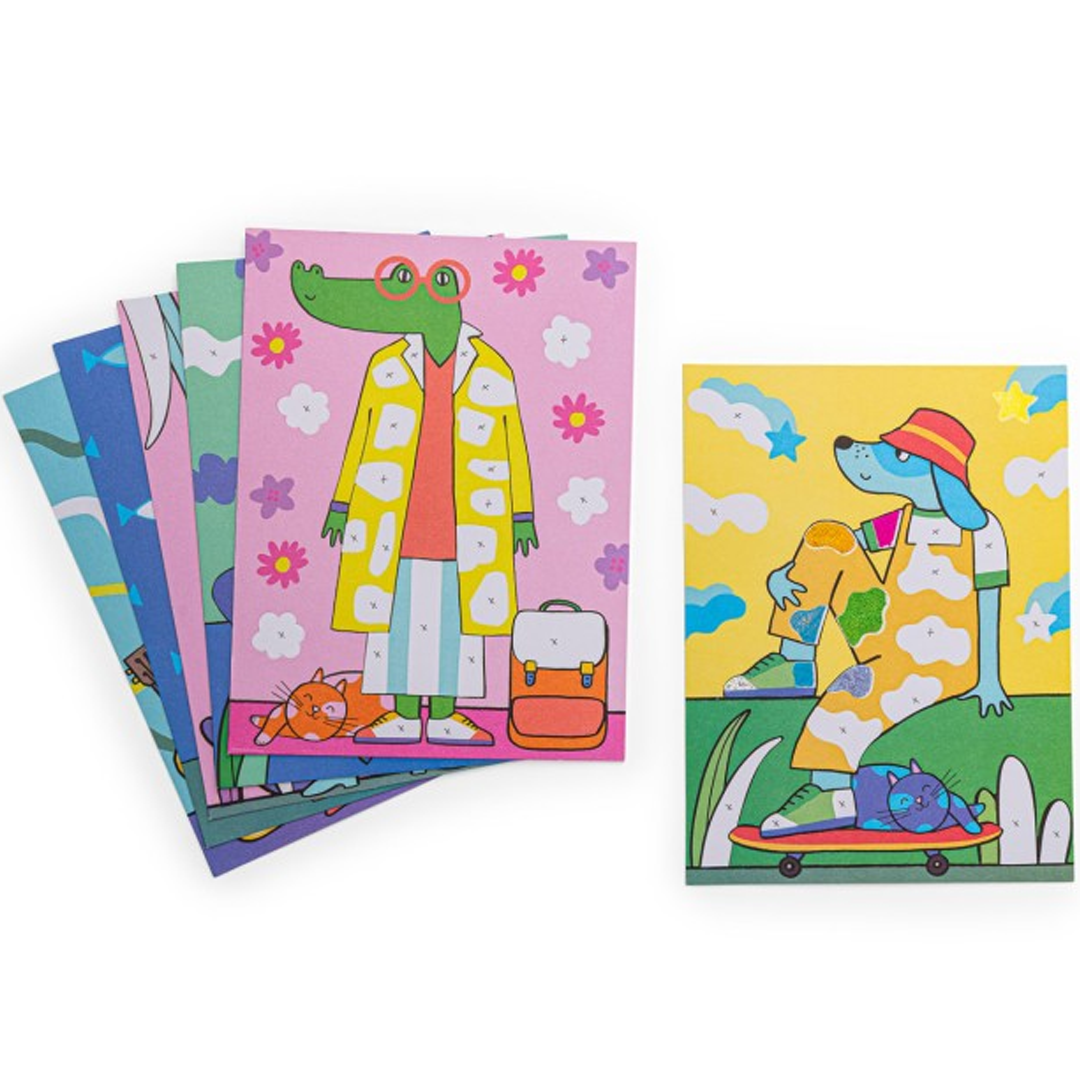 moulin roty knutselset transferfolie les loufoques | 683600 | 0