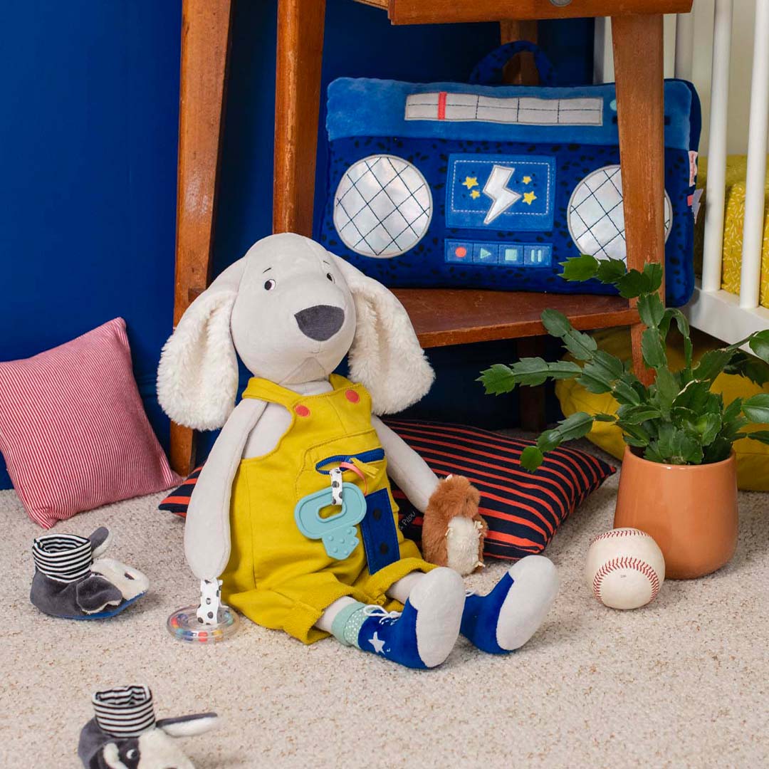 moulin roty kussen radio puce & pilou | 684031 | 1
