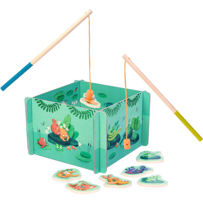 moulin roty magnetisch spel visjes vangen dans la jungle | 668387 | 0