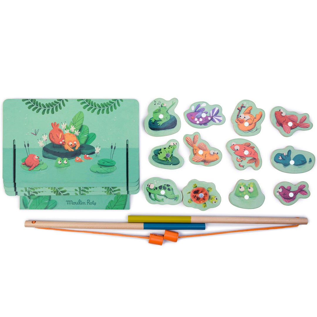 moulin roty magnetisch spel visjes vangen dans la jungle | 668387 | 1