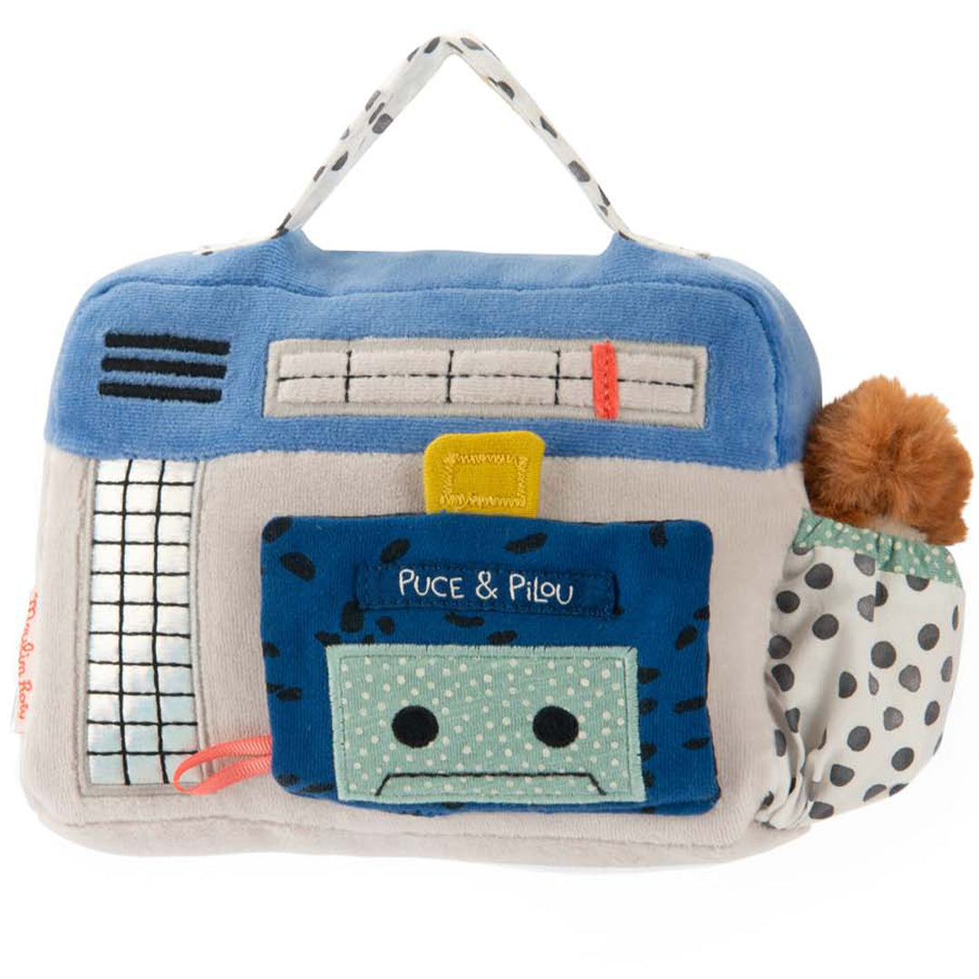 moulin roty muziekdoosje cassetteradio puce & pilou | 684016 | 0