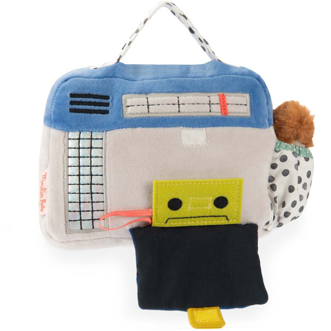 moulin roty muziekdoosje cassetteradio puce & pilou | 684016 | 1