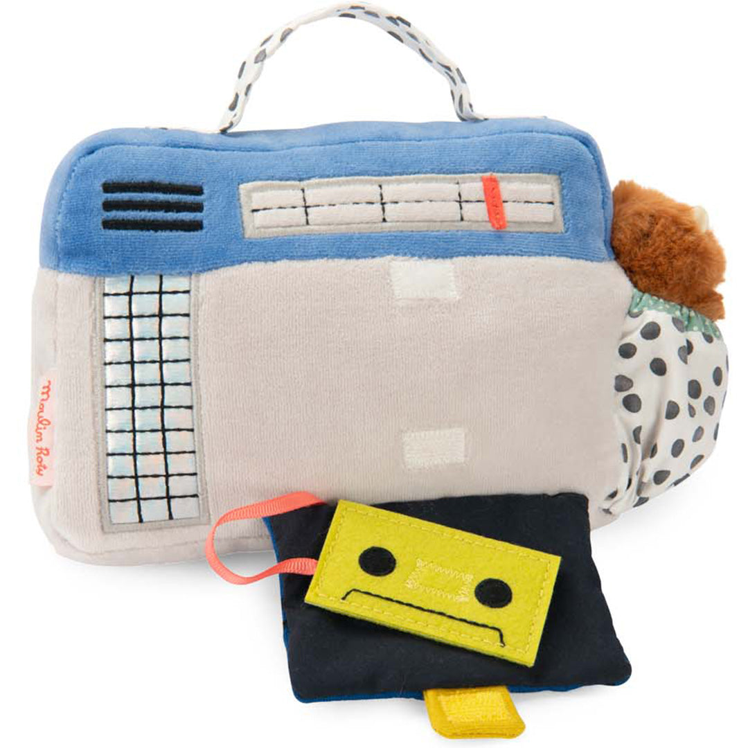 moulin roty muziekdoosje cassetteradio puce & pilou | 684016 | 2