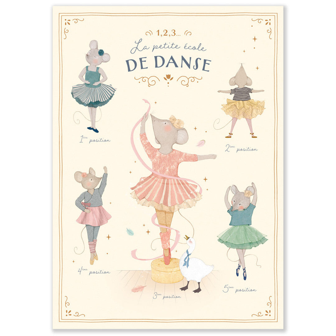 moulin roty poster la petite école de danse | 667130 | 0