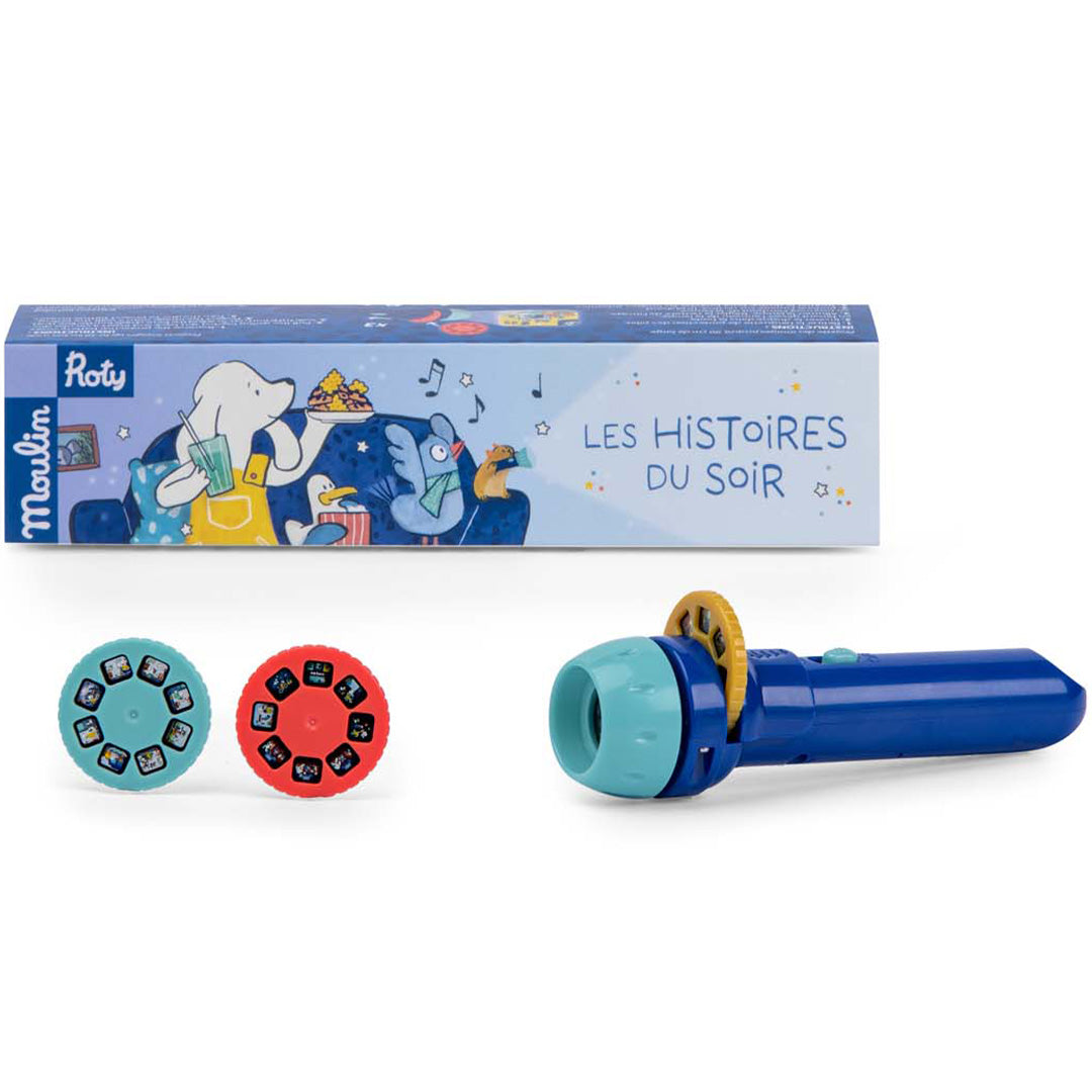 moulin roty projector bedtijdverhalen - puce & pilou | 684047 | 0