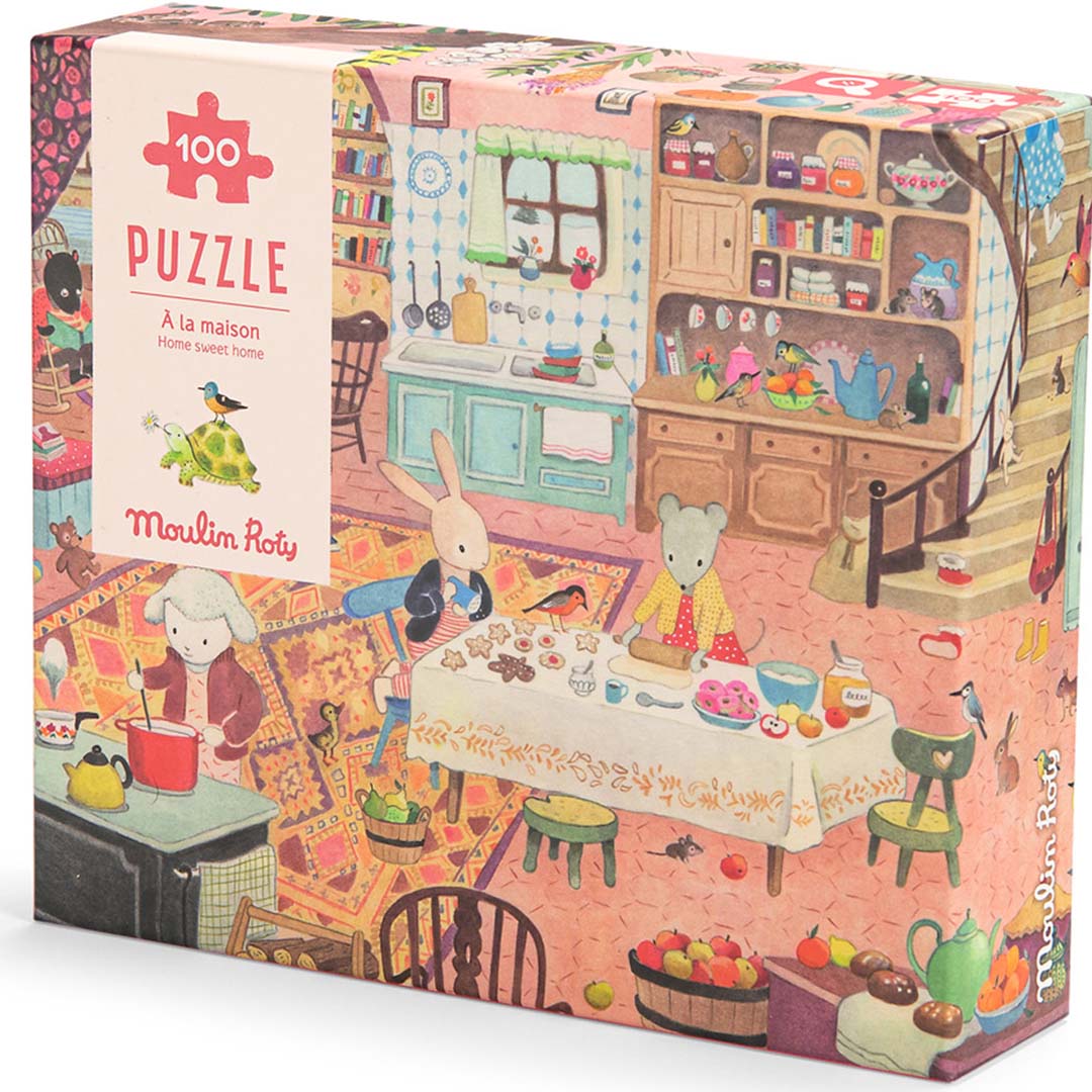 moulin roty puzzel in het huis - la grande famille - 100st | 632441 | 0