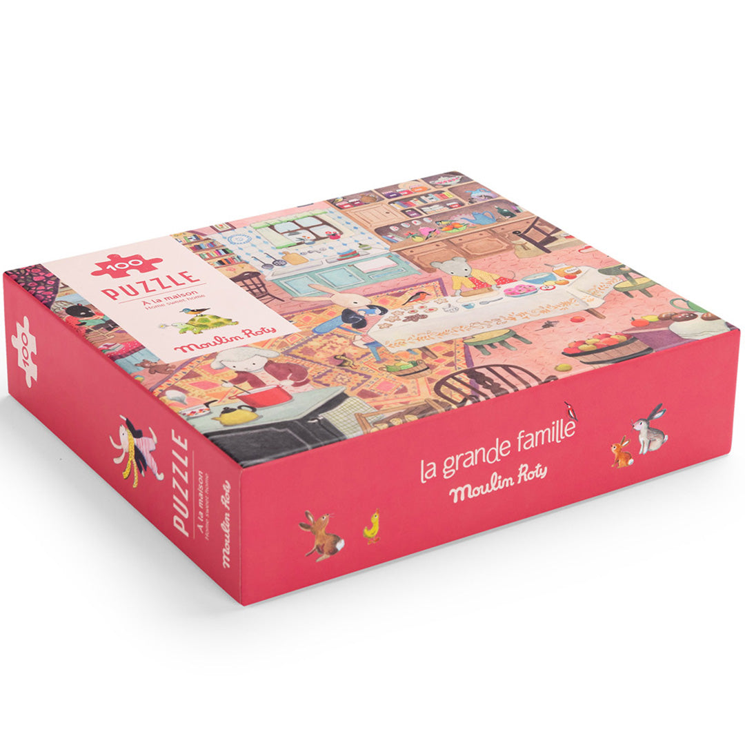 moulin roty puzzel in het huis - la grande famille - 100st | 632441 | 2