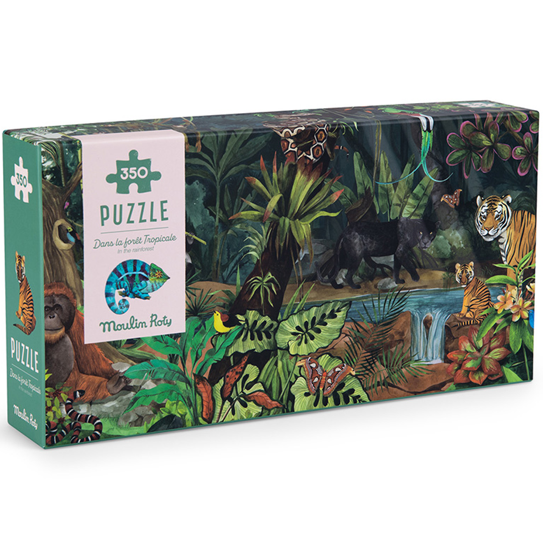 moulin roty puzzel in het regenwoud tout atour du monde - 350st | 719441 | 1