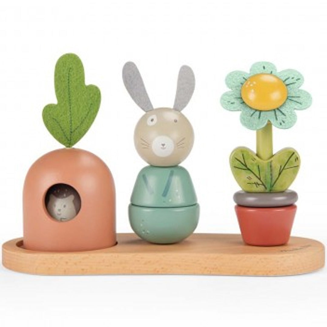 moulin roty stapeltorens trois petits lapins | 678111 | 0