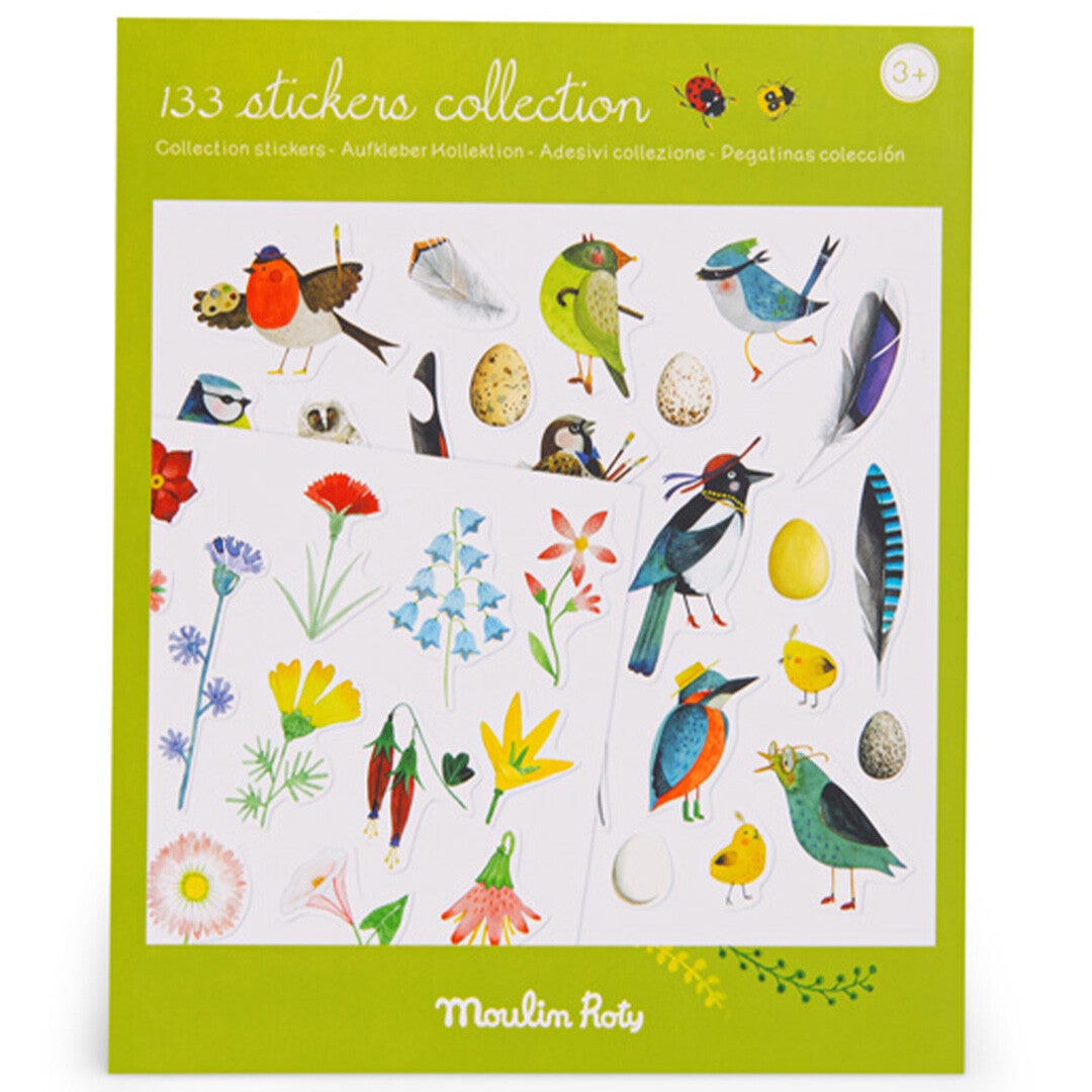 moulin roty stickerset de botanicus - 133st | 712187 | 0