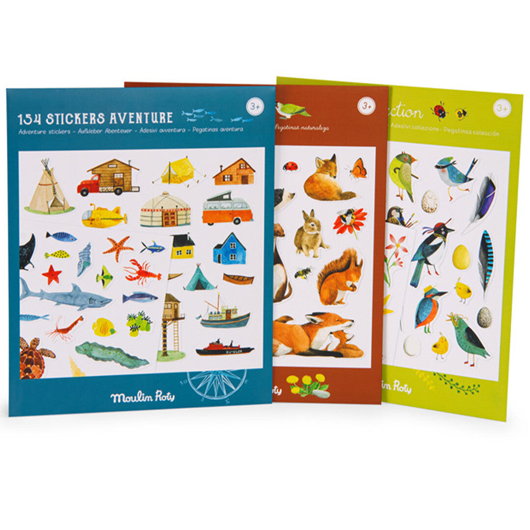 moulin roty stickerset de tuinman le jardin du moulin - 100st | 712185 | 3