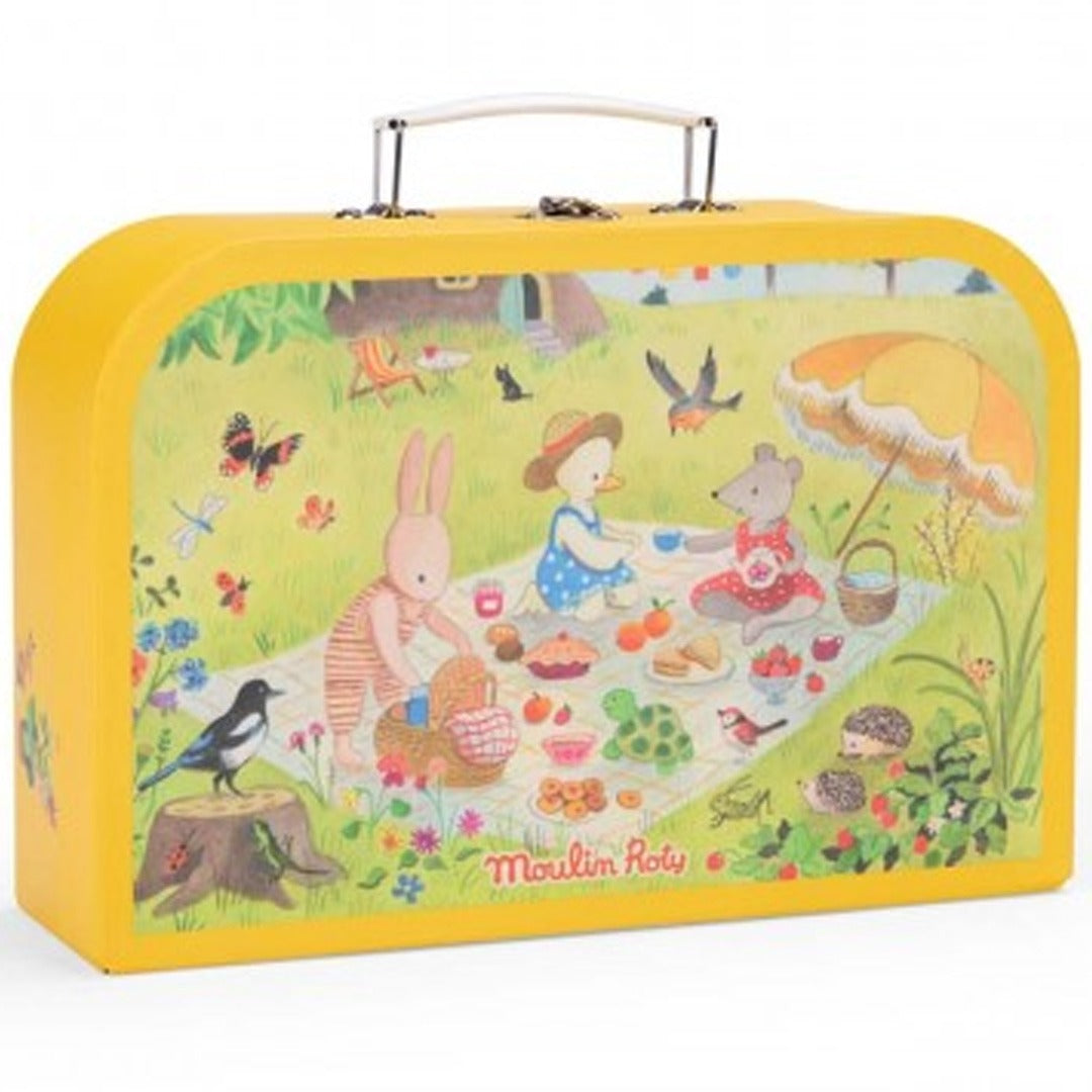 moulin roty theeservies met koffer la grande famille | 632283 | 3