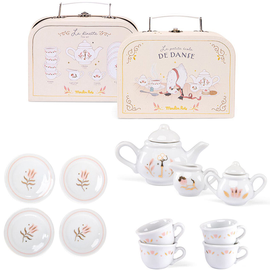 moulin roty theeservies met koffer la petite école de danse | 667152 | 1