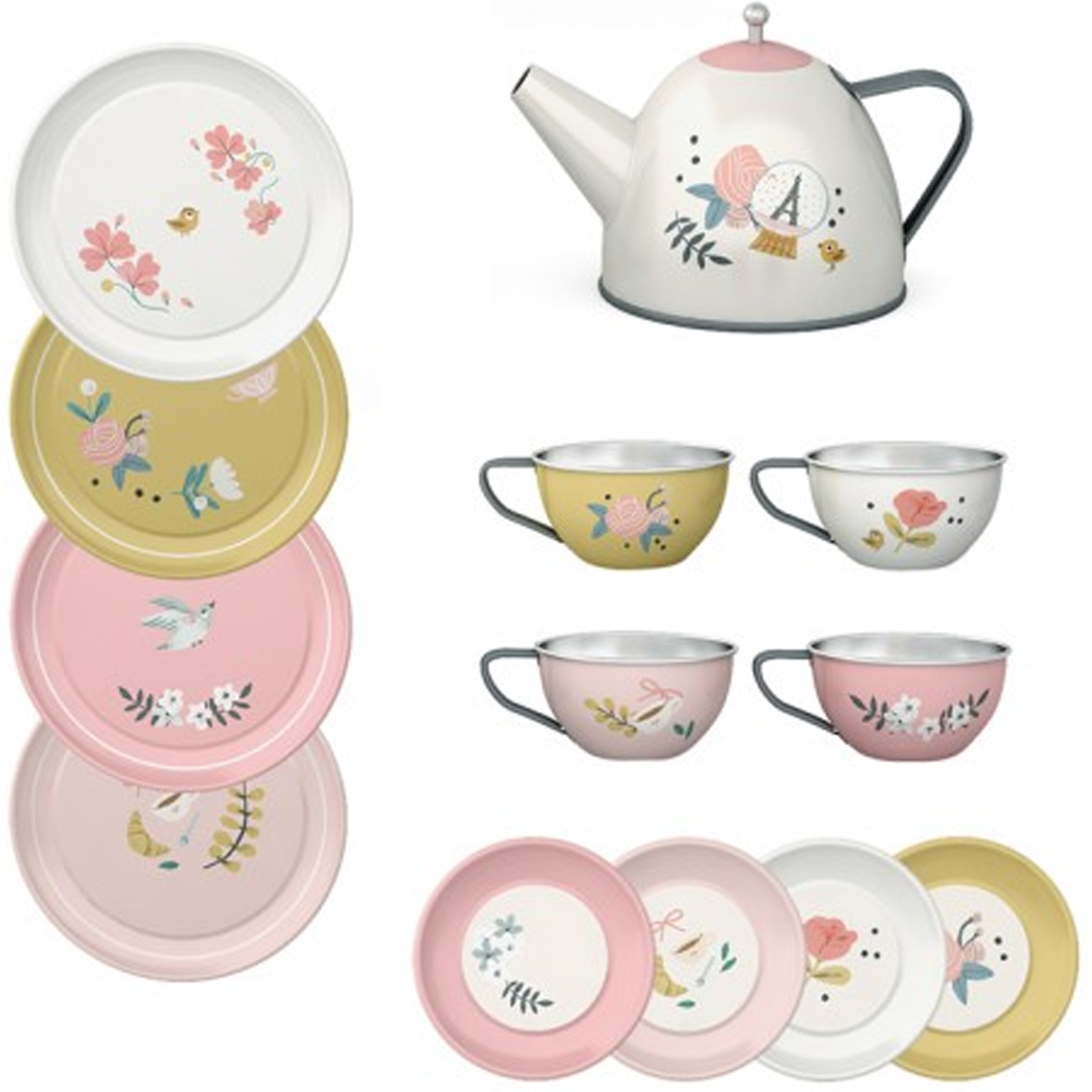 moulin roty theeservies met koffer les parisiennes | 642577 | 2