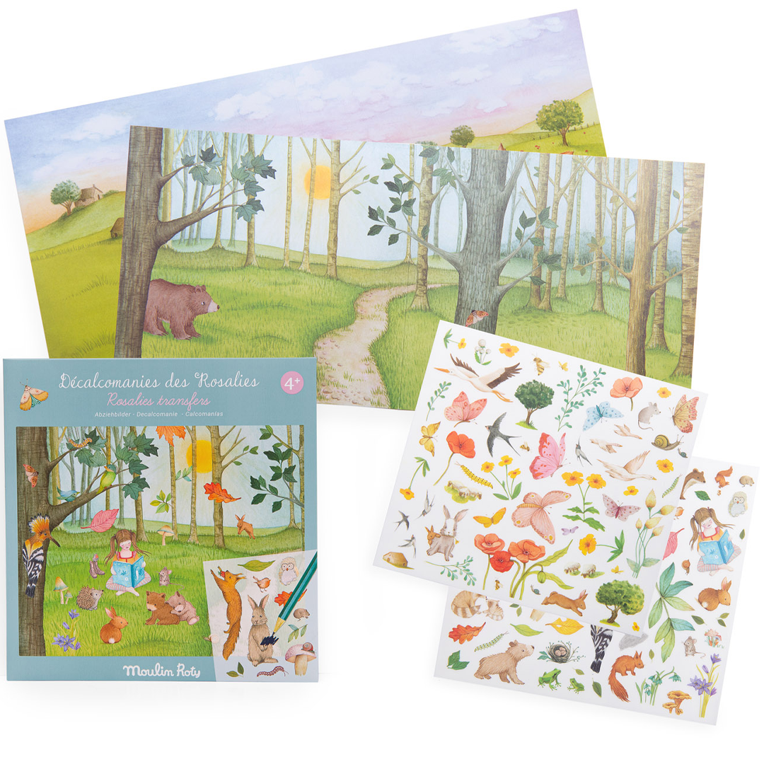 moulin roty transferstickers les rosalies | 710186 | 0