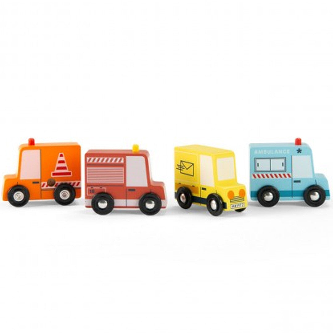 moulin roty vrachtwagens - 4st | 725733 | 1