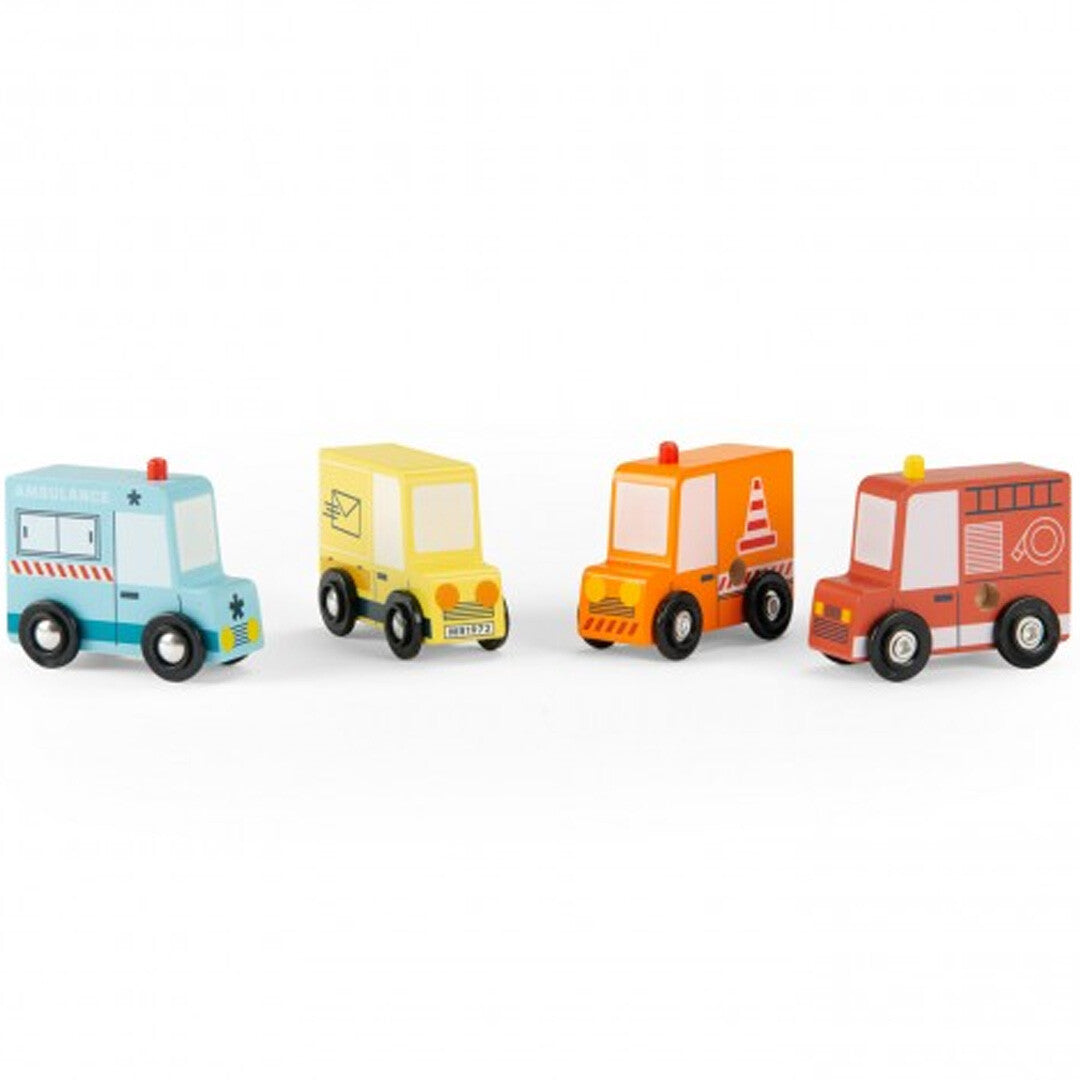 moulin roty vrachtwagens - 4st | 725733 | 3